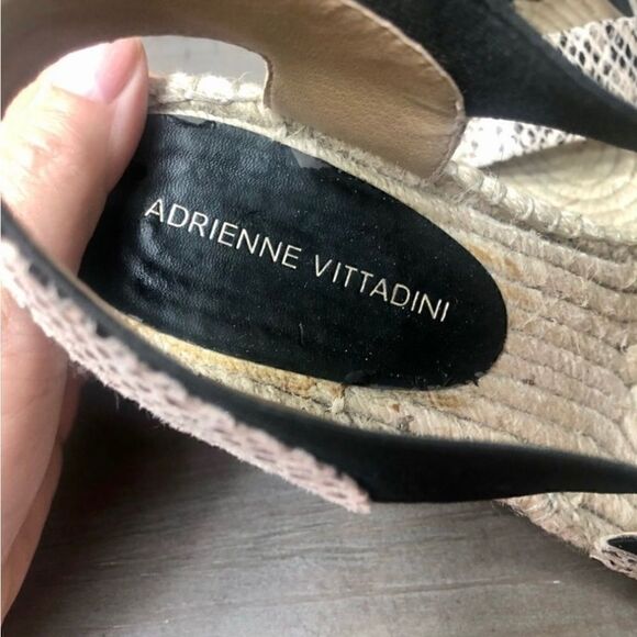 Adrienne Vittadini espadrille wedge sandal. - Picture 2 of 6